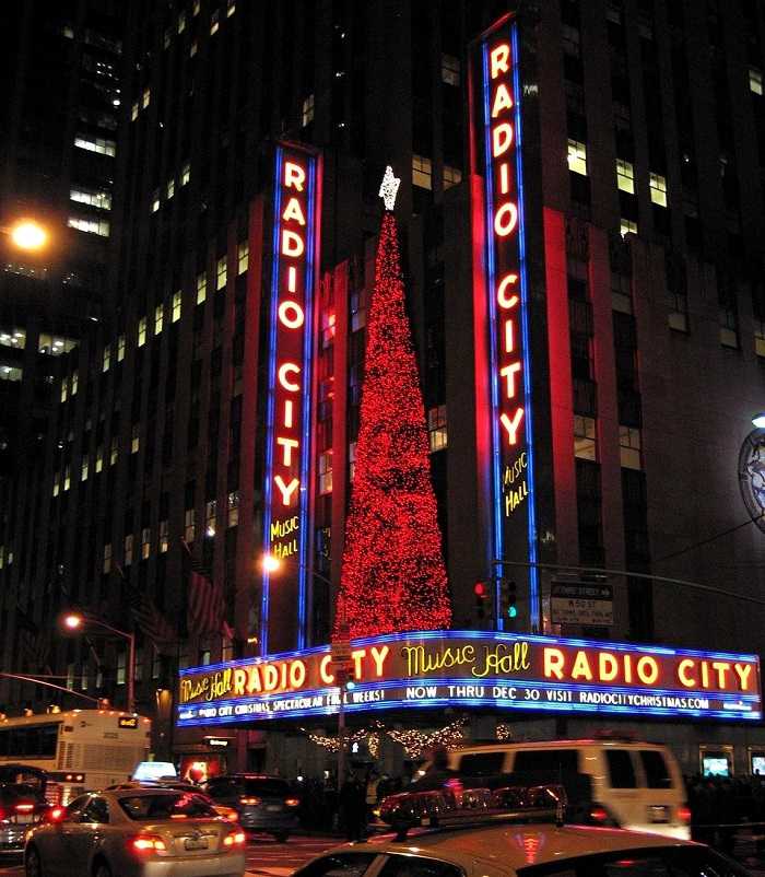 Illuminations de Noël dans la ville de New York