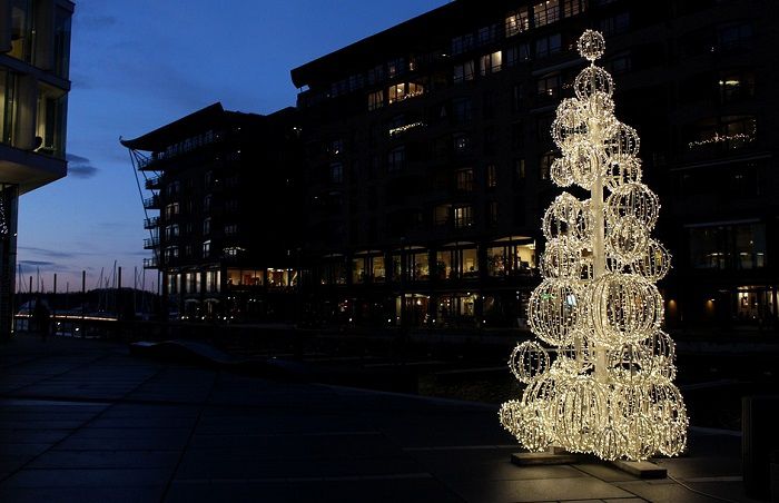 Sapin de Noël à Oslo