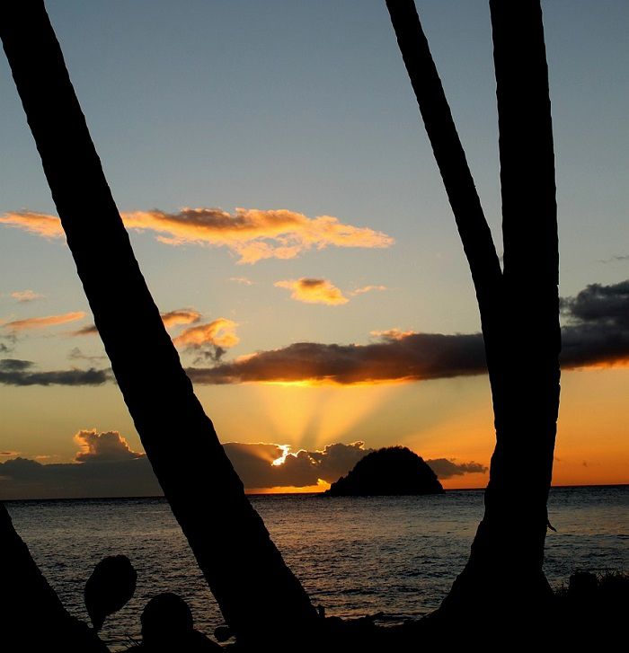 Admirez les magnifiques couchers de soleil lors de votre séjour en Martinique