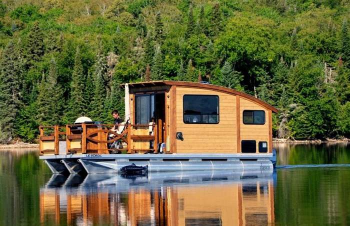 Koroc bateau-maison écologique pour les amateurs de pêche et de nature © Daigno