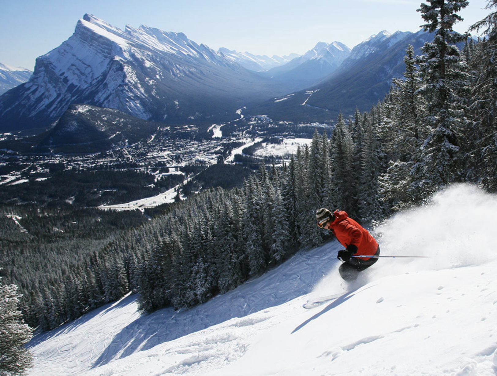 Norquay est l'un des stations de ski Canada située dans le parc national de Banff © powdercanada.com
