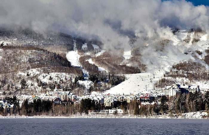 Mont-Tremblant l'une des stations de ski dans la province de Québec © DR