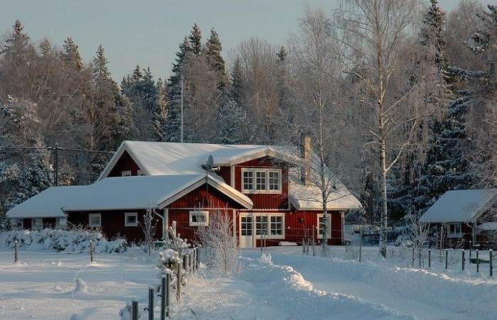 Une maison typiquement suédoise pour un séjour chaleureux
