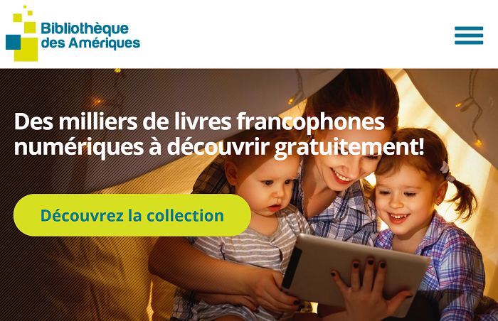 Des milliers de livres francophones numériques à découvrir gratuitement avec la Bibliothèque des Amériques
