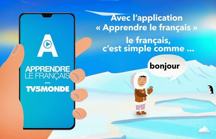 L'application pour apprendre le français créée par TV5 Monde ©TV5MONDE
