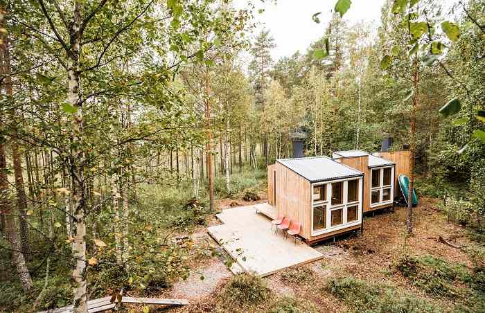 Une cabane de vacances en Finlande © Politaire / Andre Boettcher