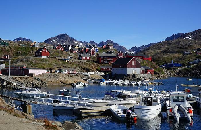 Un des nombreux villages de pêcheurs du Groenland