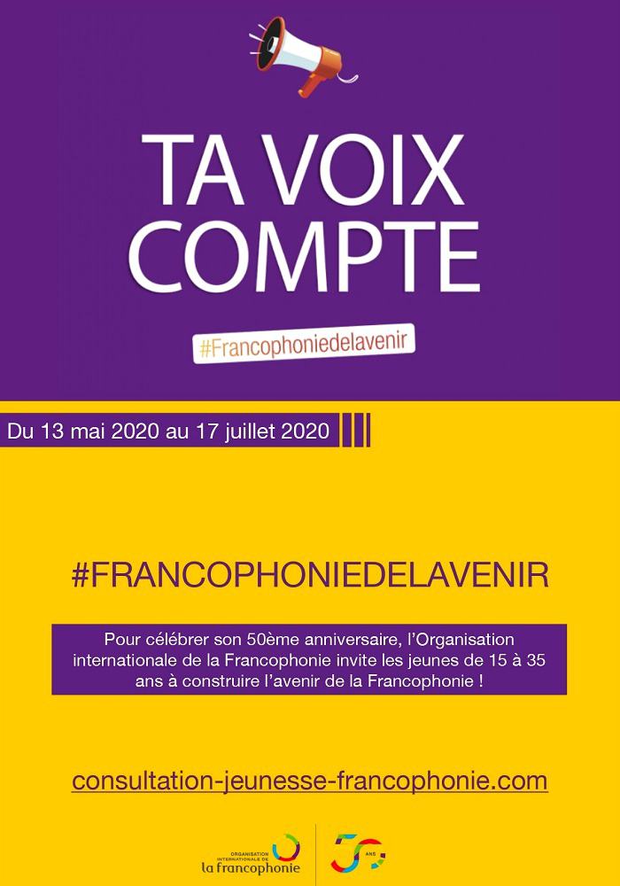 Consultation des jeunes francophones : la Francophonie de l'avenir ©OIF