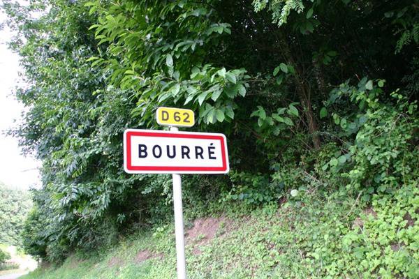 Noms de villages insolites Bourré en Centre-val de Loire