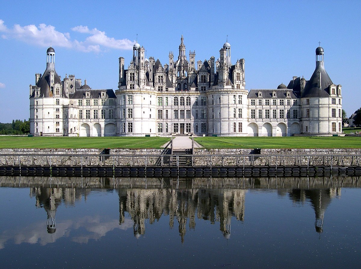 Découverte du Château de Chambord lors de vos vacances dans le Loir-et-Cher © Wikipédia