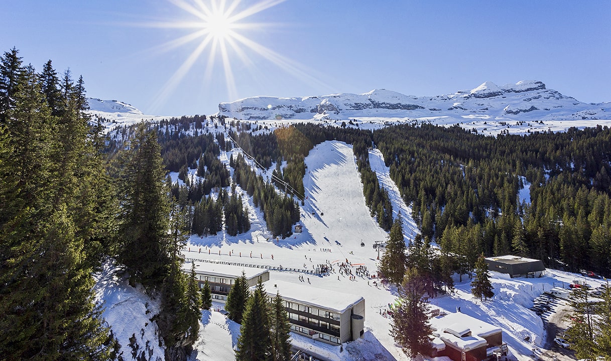 Flaine l'une des stations de ski de Haute-Savoie entre Genève et Chamonix © mmv.fr