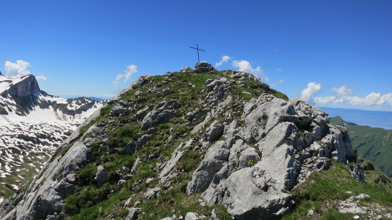 Vue sur la Grande Jumelle pour visiter la Suisse depuis les montagnes © Visinand