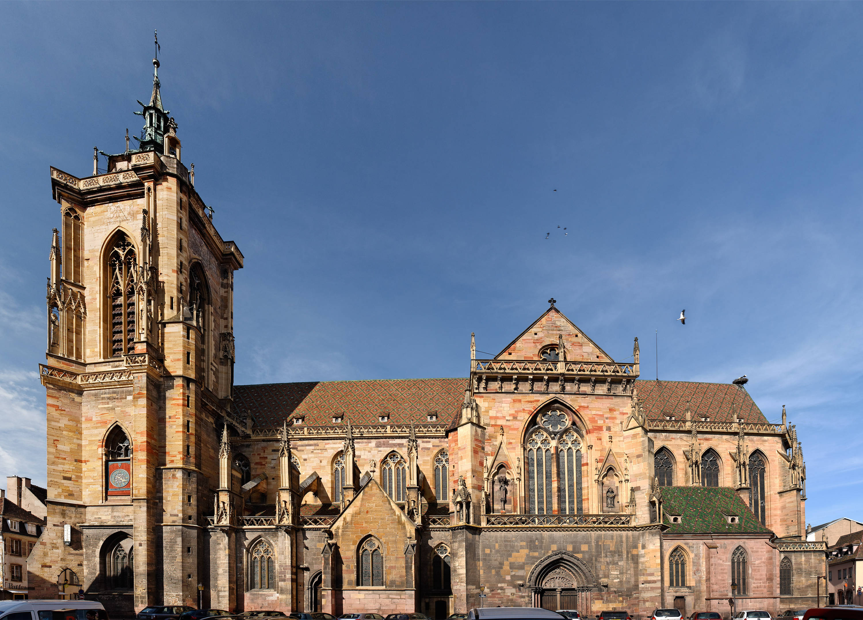 Vue extérieure de l'église Saint Martin à Colmar © Wikipedia