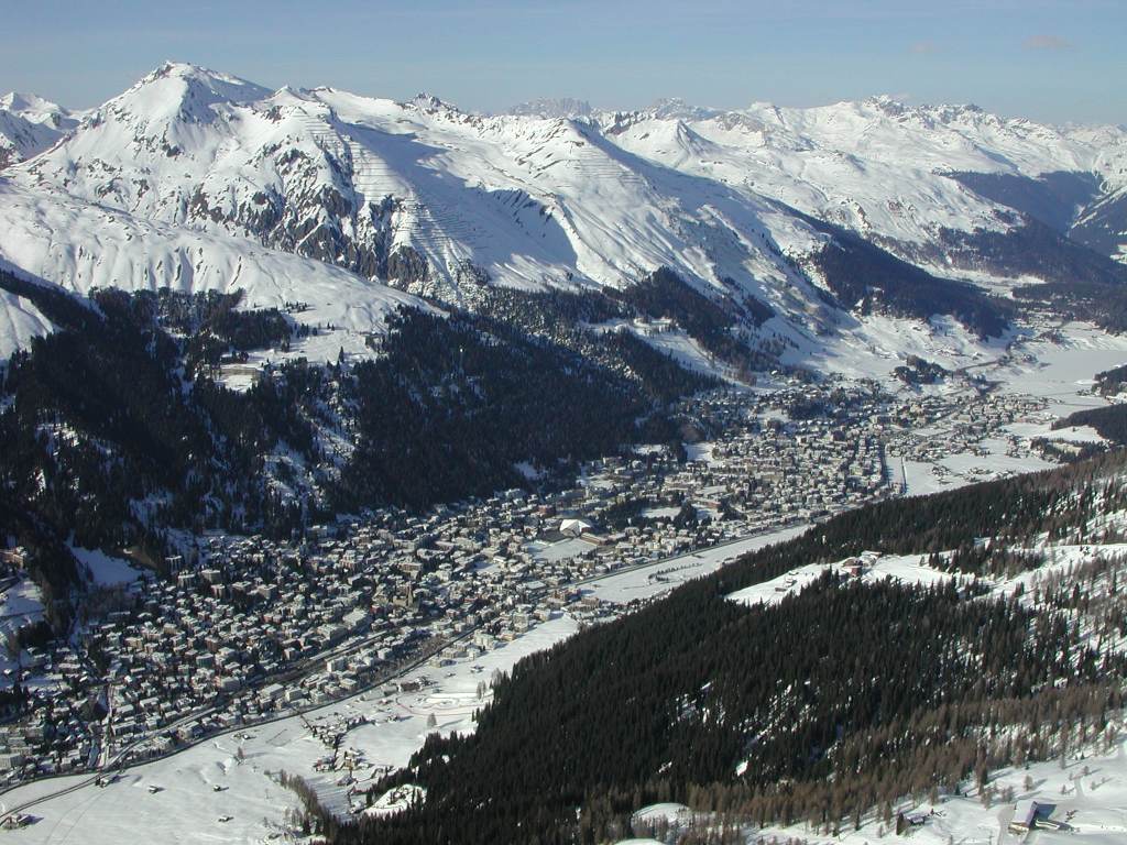 La station huppée de Davos en Suisse © Wikipedia