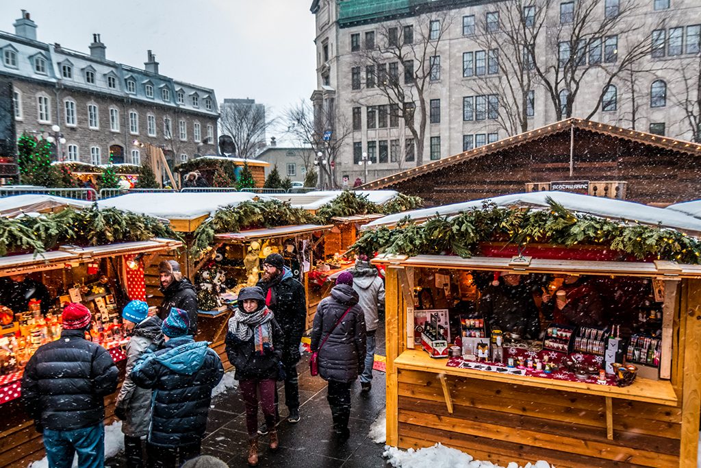 Le marché de Noël à Québec City © DR