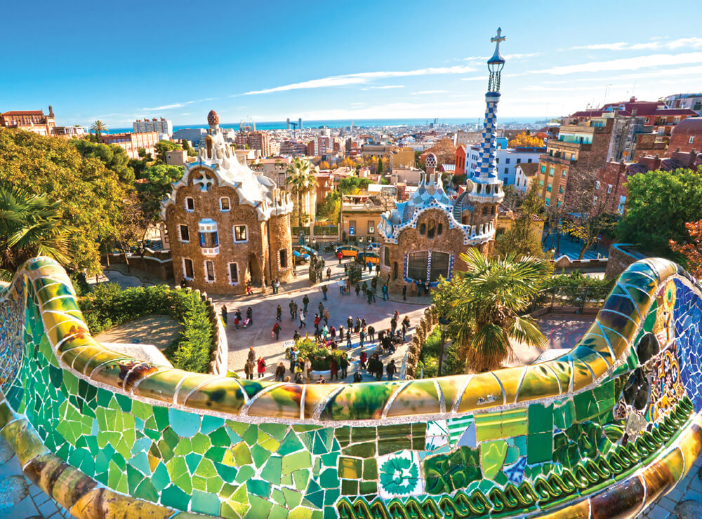 Vue sur Barcelone depuis le Parc Güell © iStockphoto.com/MasterLu