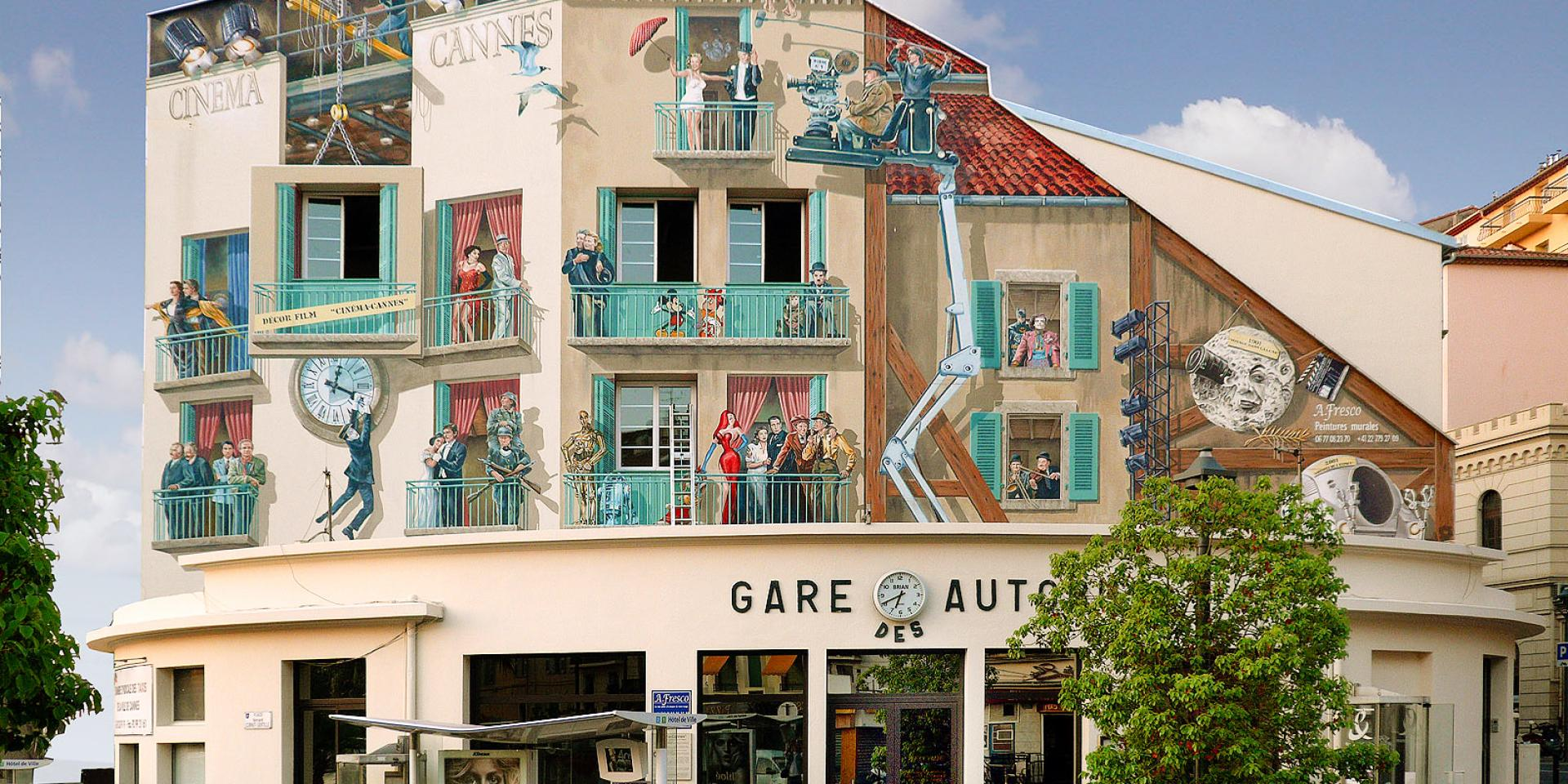 Visiter Cannes et admirer les murs peints © Cannesfrance