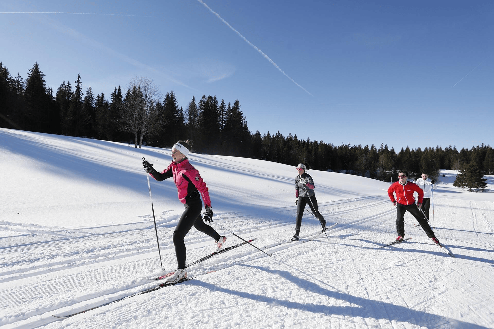 Cours de ski de fond ©Espace nordique 