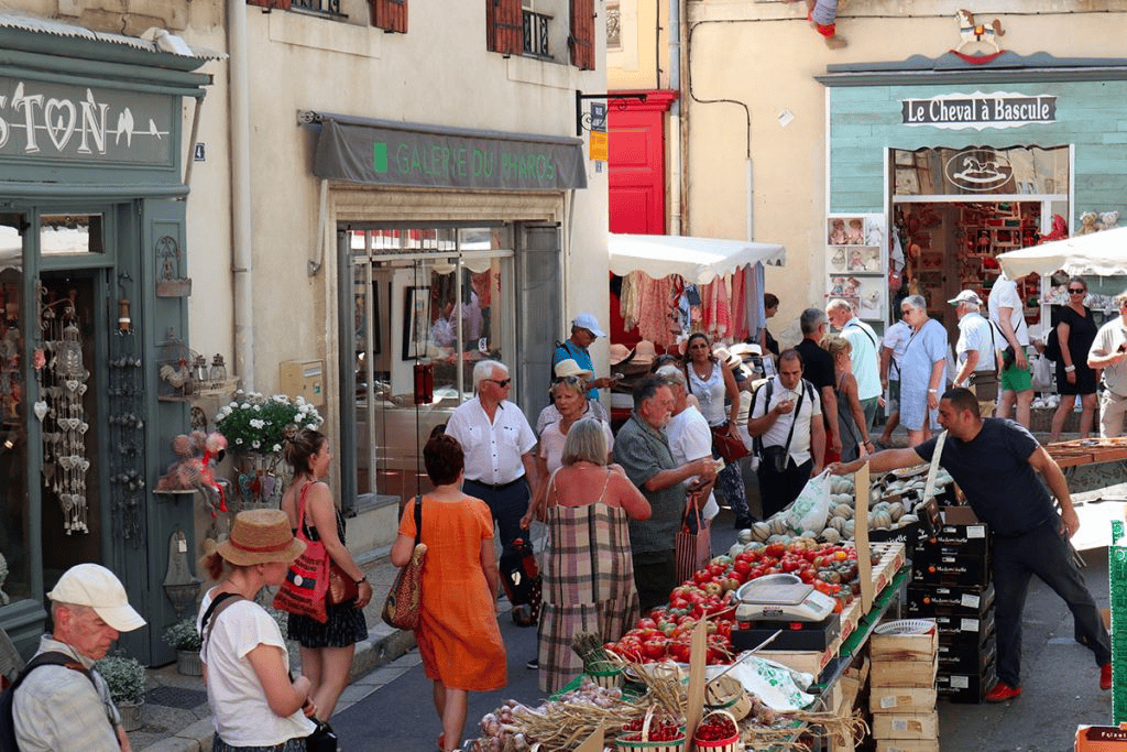 Marché provençal de Saint-Rémy-de-Provence © Alpilles