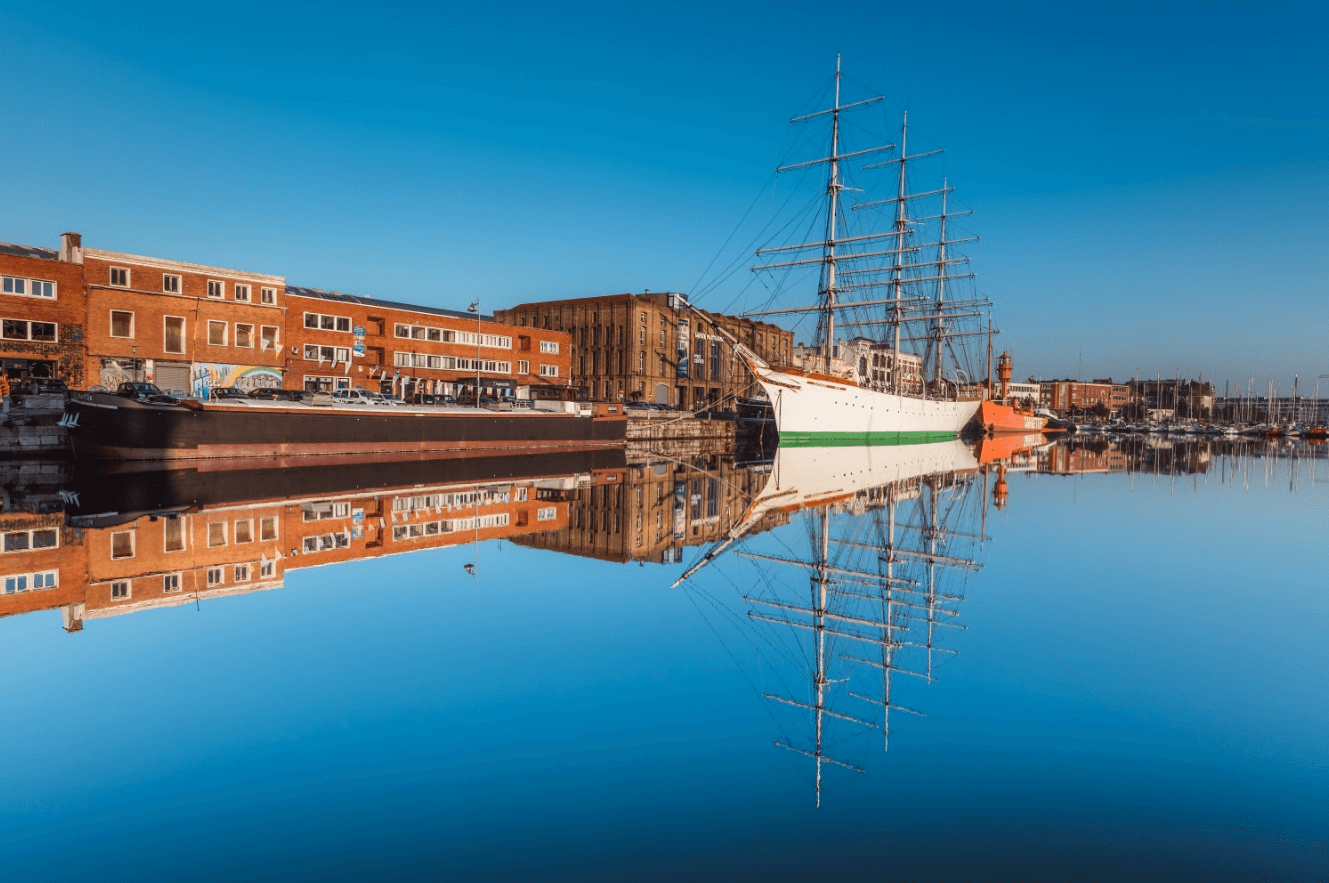 Vue sur le musée maritime et le port de Dunkerque © Dunkerque Tourisme