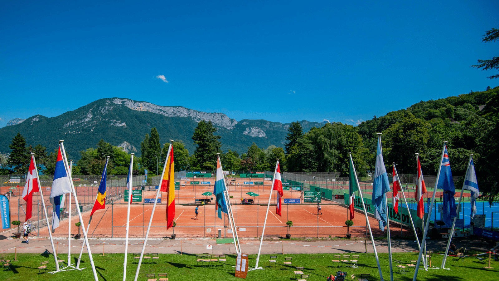 Tournoi Tennis Europe 2024 - U14 à Annecy en Juillet © ARA Tourisme