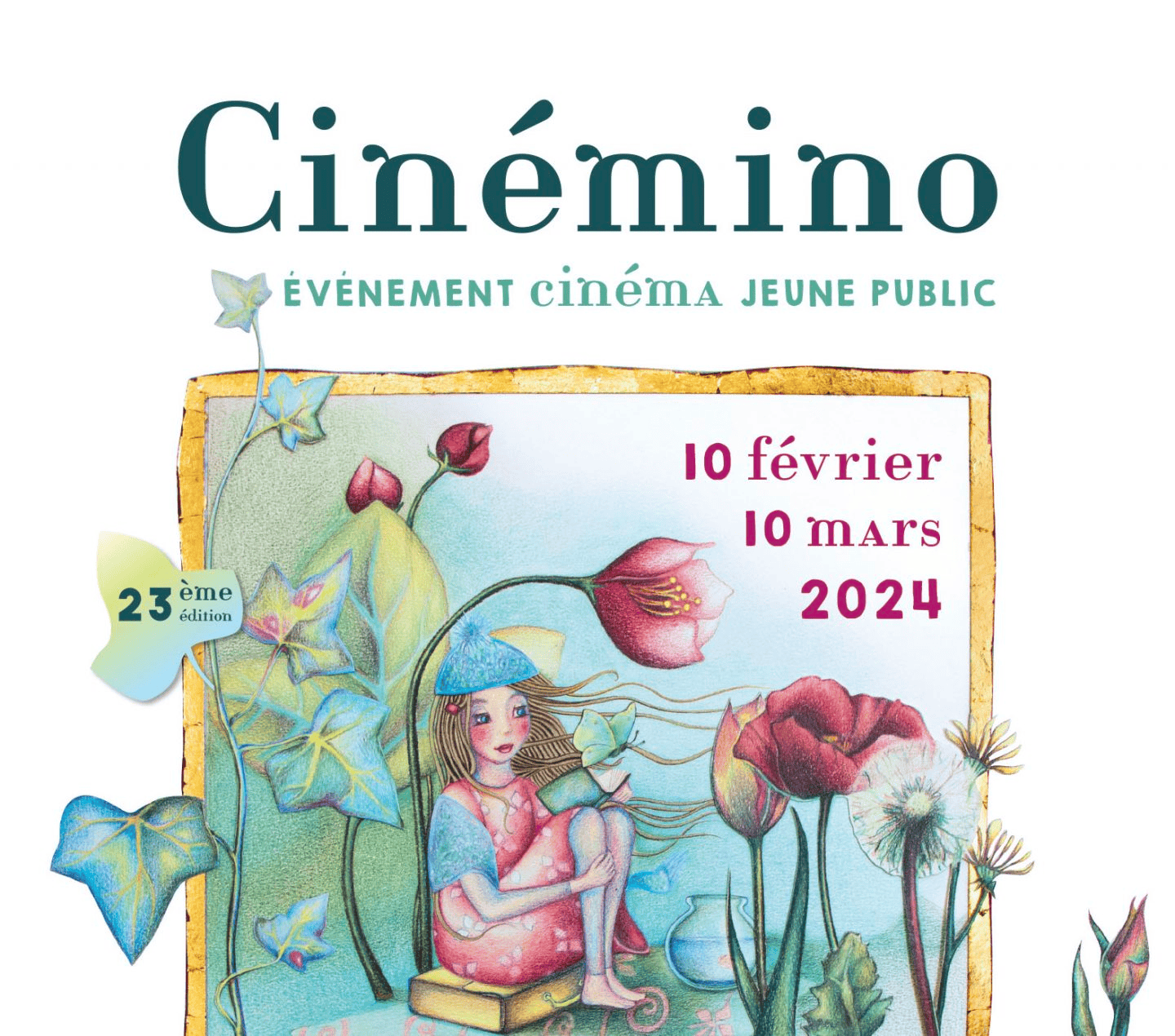 Affiche Cinémino 2024 à Annecy en Février © CInémino