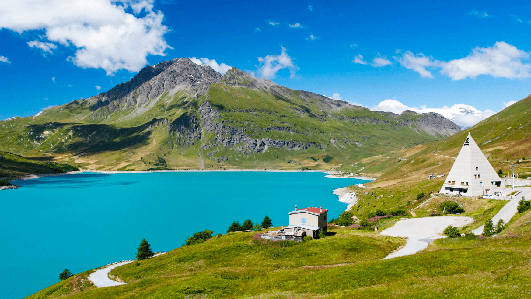 le Mont Cenis et son col frontalier entre la France et l'Italie © Savoie Mont Blanc