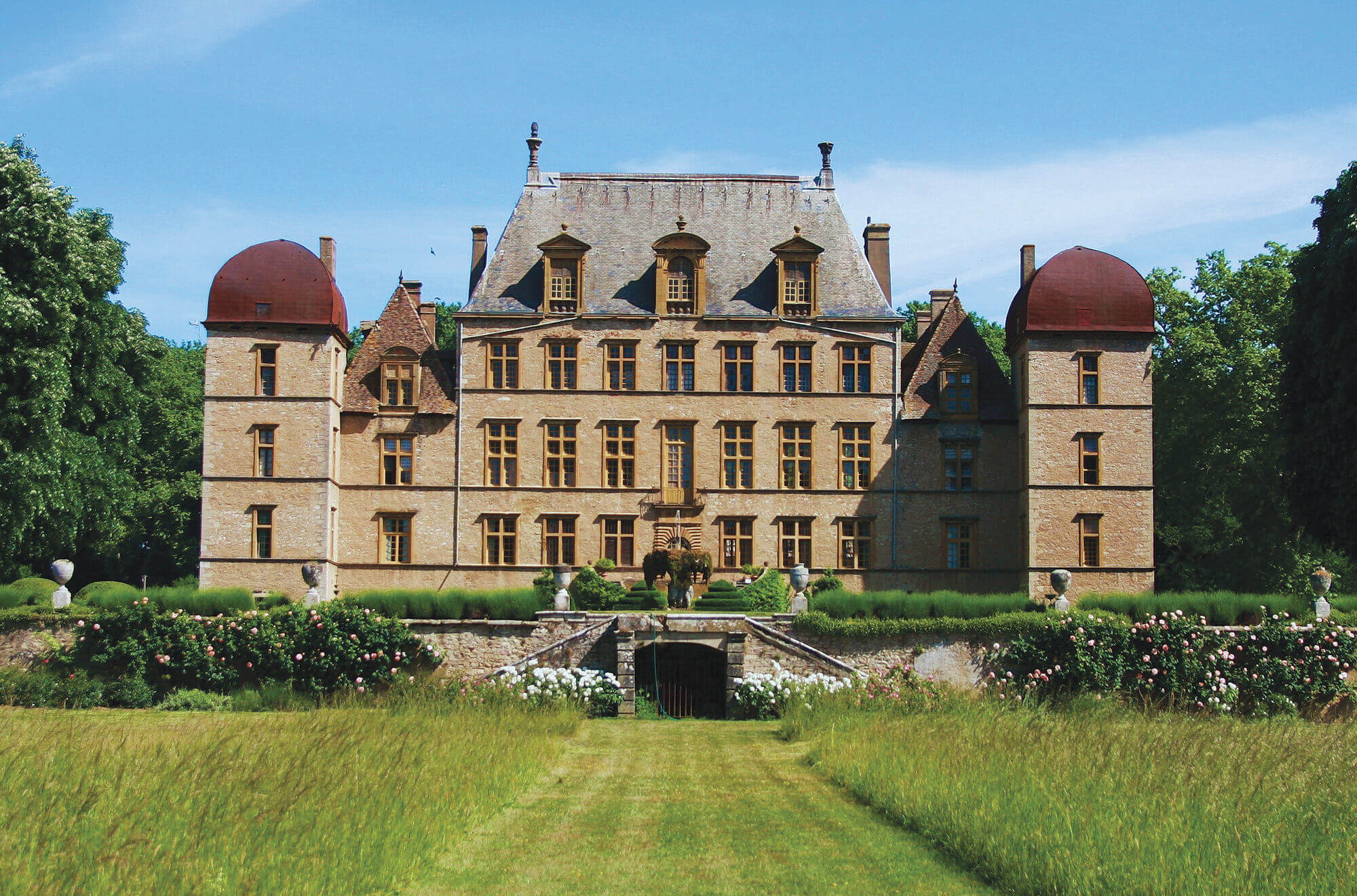 Château de Fléchères parmi les châteaux de l'Ain © Les Chateaux de Bourgogne et de Franche-Comté