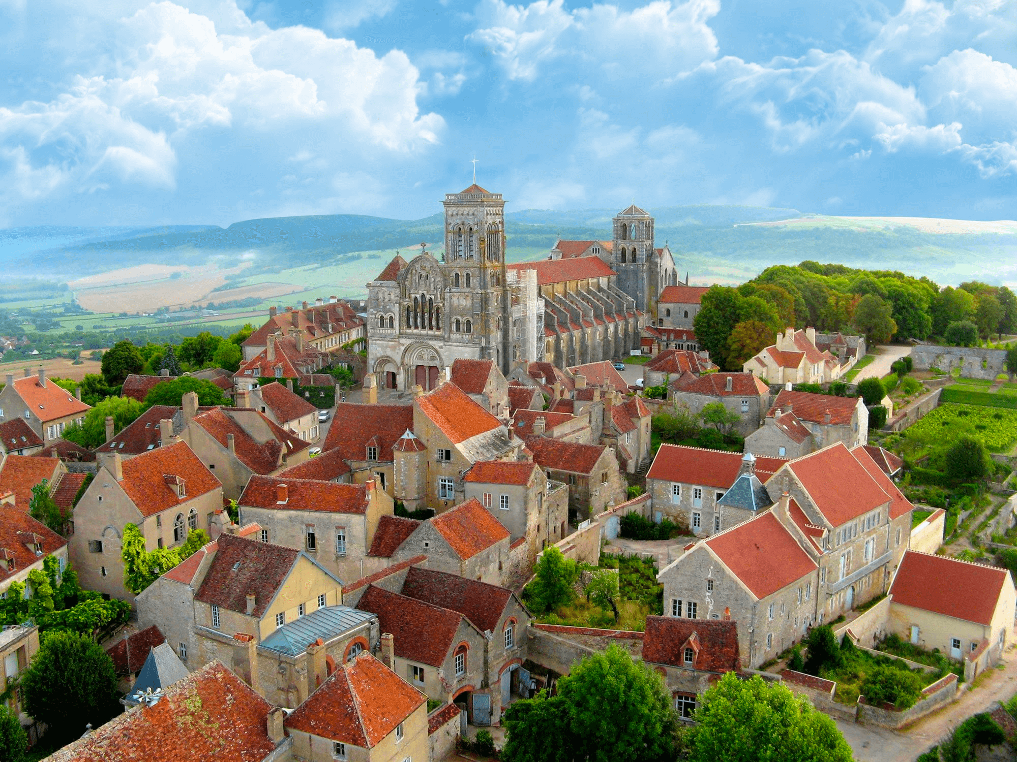Vézelay fait partie des plus beaux villages de France © Plus Beaux Villages de France