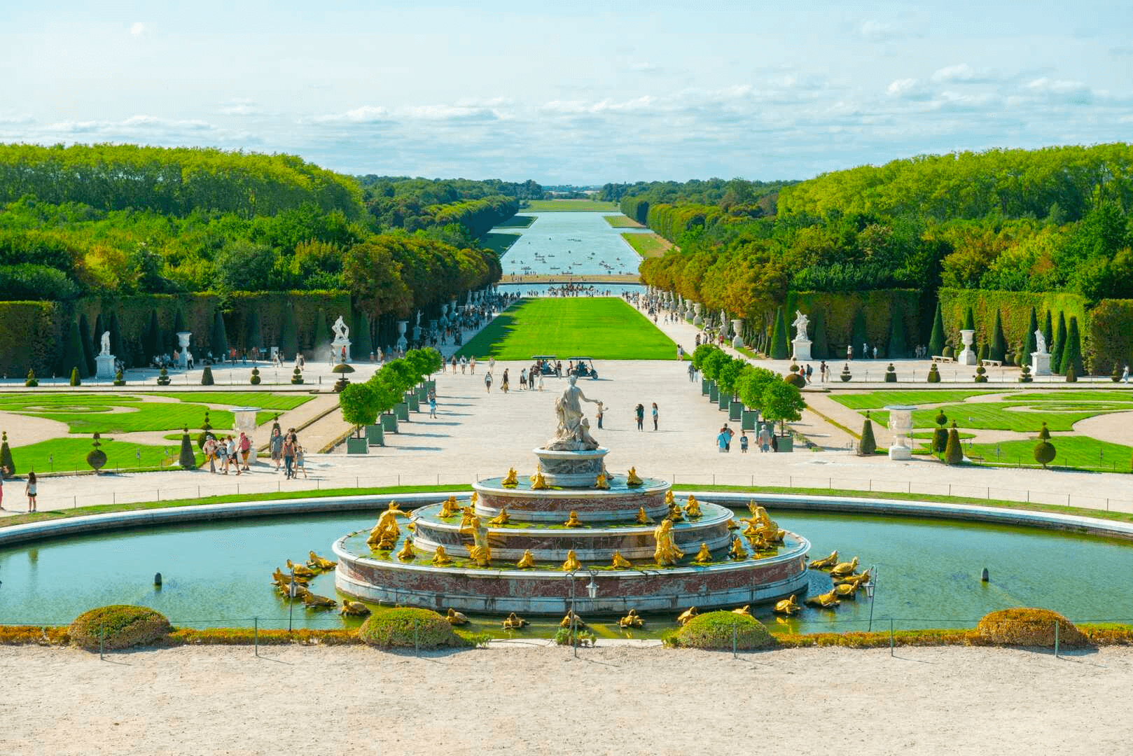 Vue sur les jardins de Versailles © Xavier Renoux