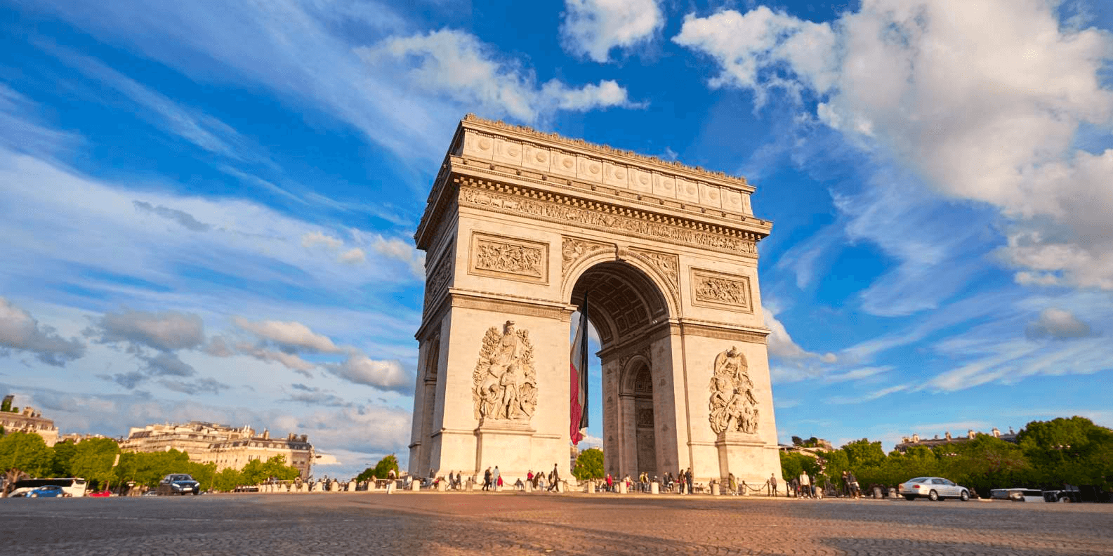 Vue sur l'Arc de Triomphe © Get Your Guide