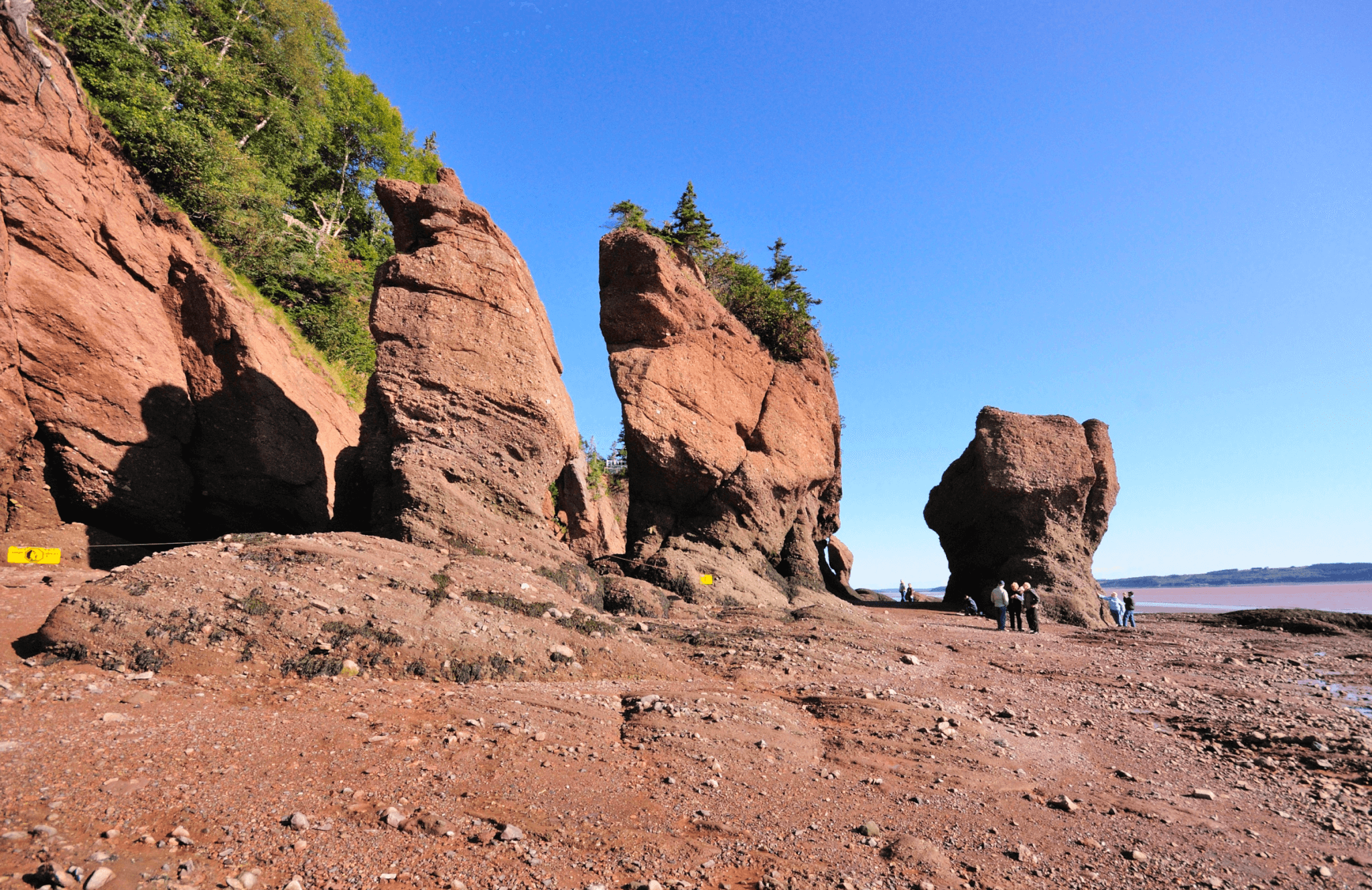 Le parc des rochers d'Hopewell © Wikipedia