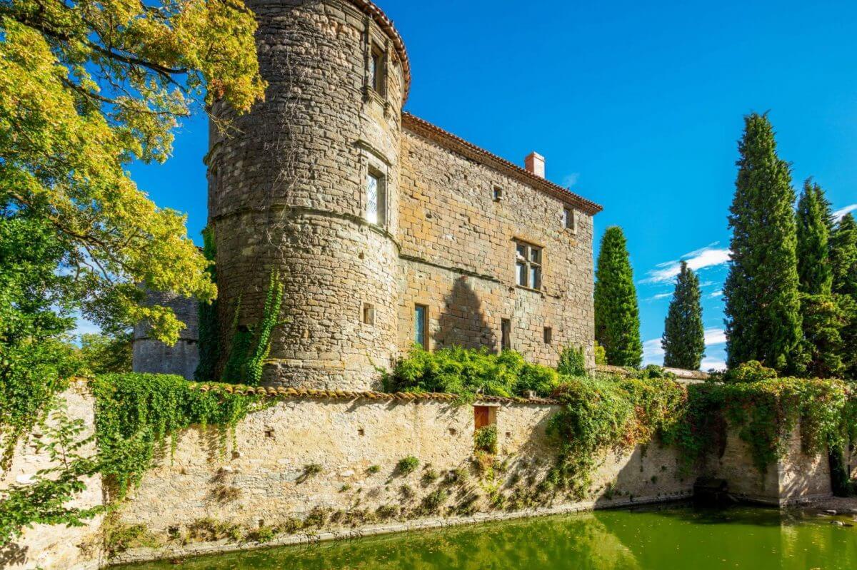 Château de Loubens-Lauragais qui fait partie des plus beaux châteaux de Haute-Garonne © Lauragais Tourisme