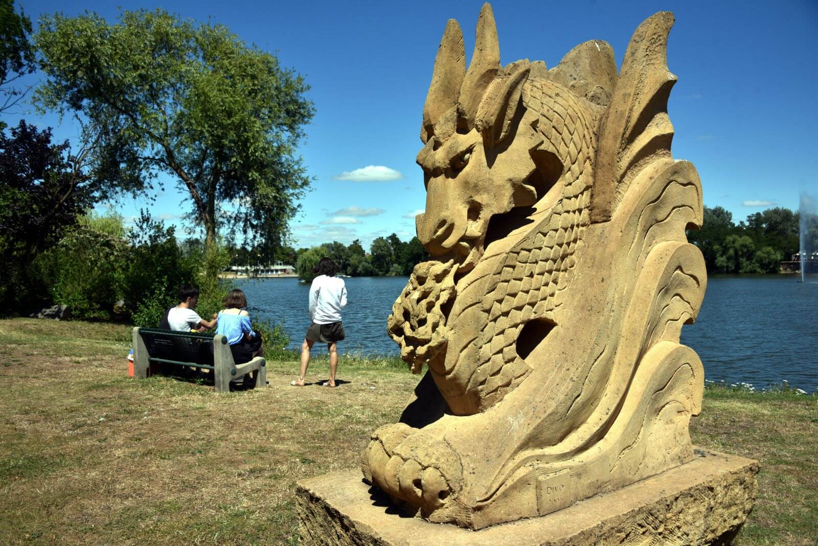 Le Dragon de Sylvain Divo fait partie du Chemin des Sculptures ©Le Républicain Lorrain