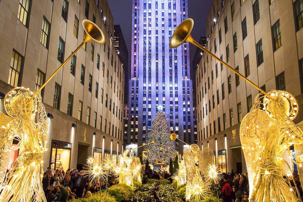 Le Rockefeller Tree et ses illuminations à New York © New York Off Road