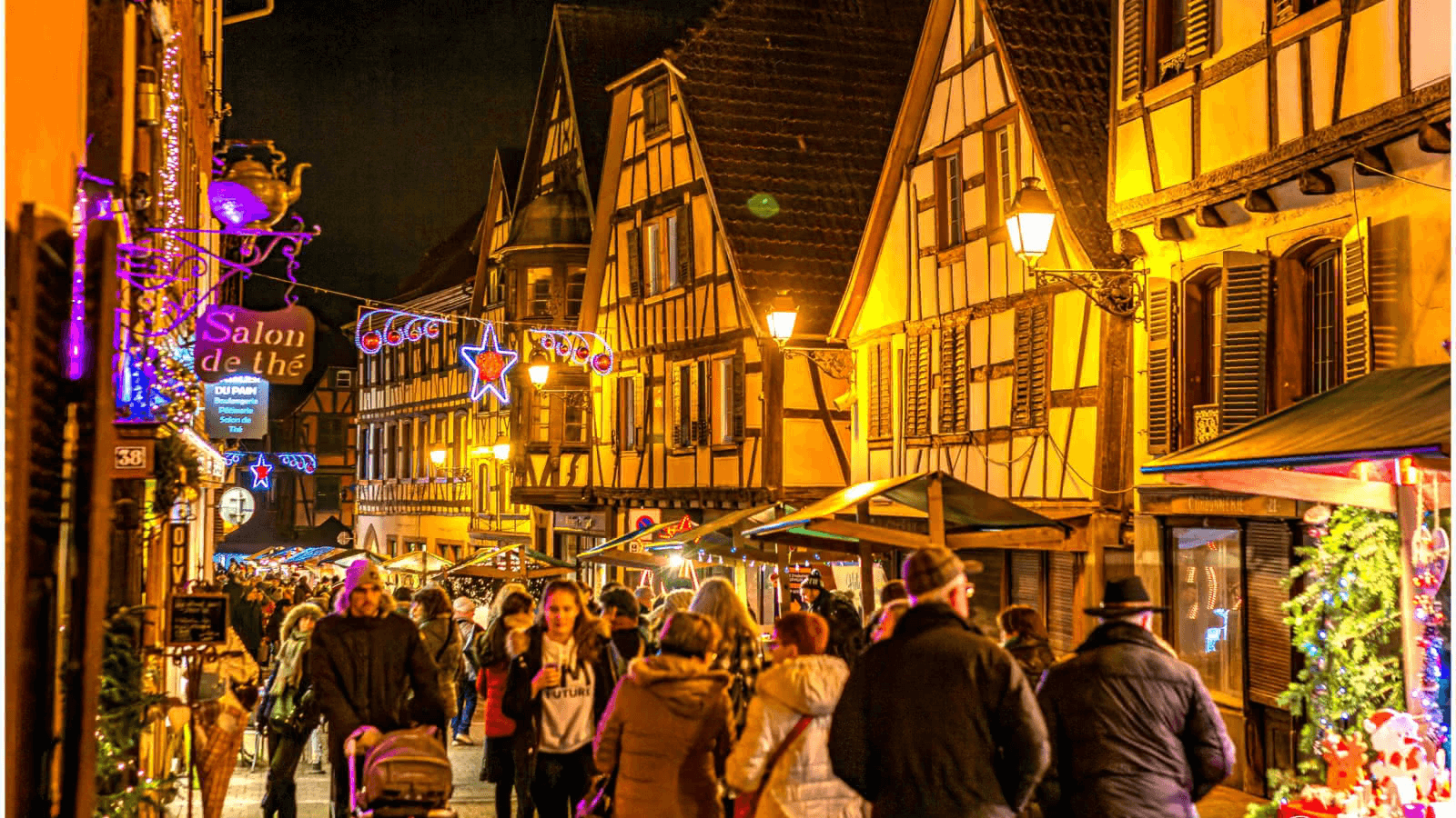 Marché de Noël de Bouxwiller en Alsace © Noël en Alsace