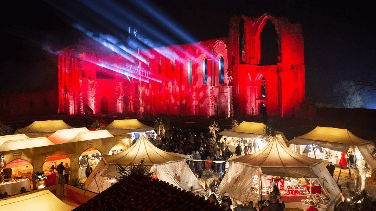 Foire de Noël 2018 à l'abbaye de Maillezais © Vendée - Le Département