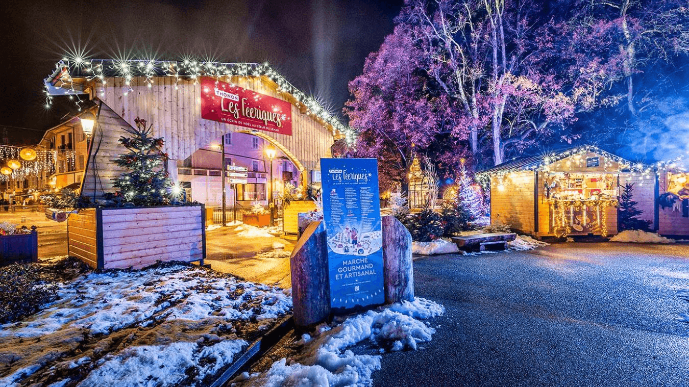 Les Féériques, le marché de Noël de Thonon-les-bains © Ville de Thonon