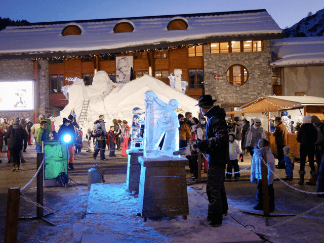 Sculptures de neige à Valloire © Valloire 