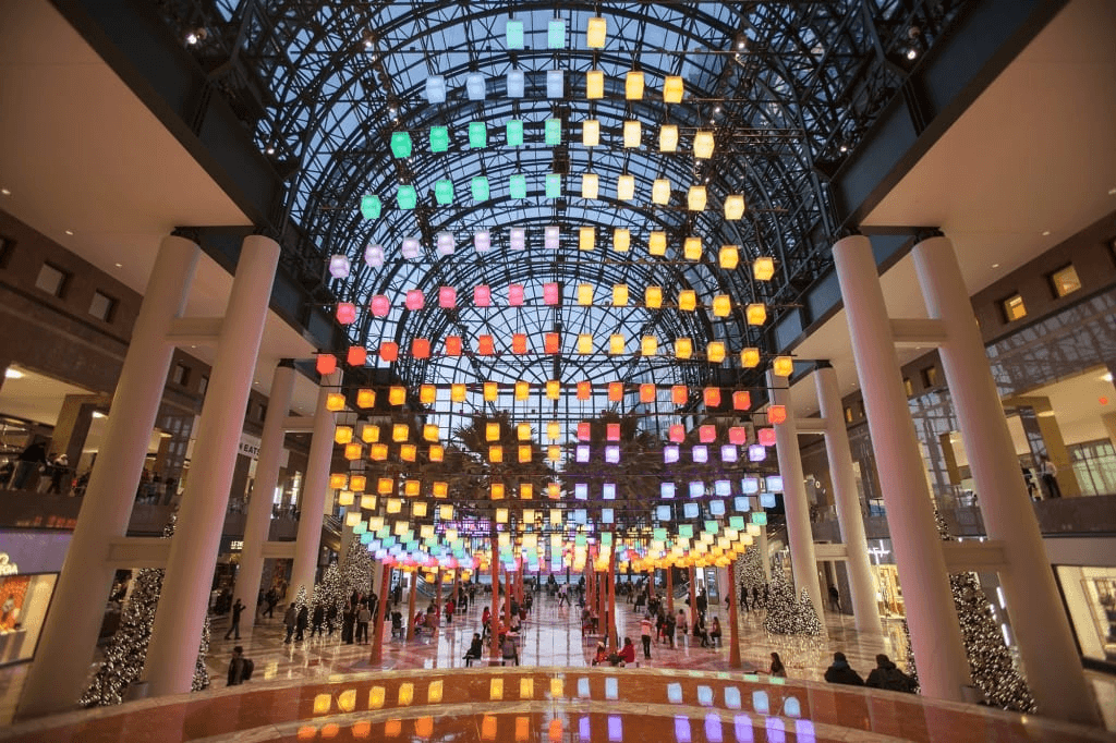 Les lumières de Noël à Brookfield Place © Brookfiel Place