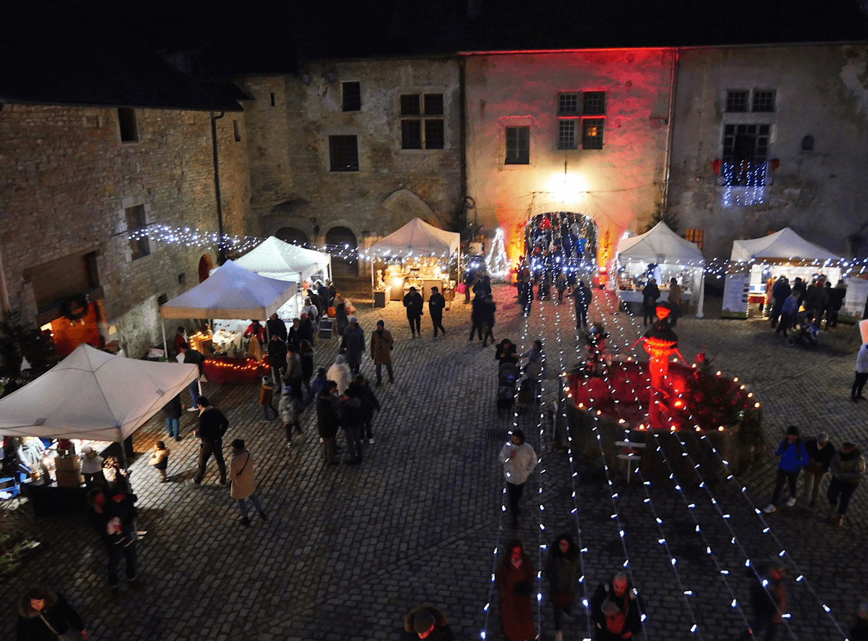 Marché de Noël dans Baume-les-Messieurs © Ville de Baume-les-Messieurs