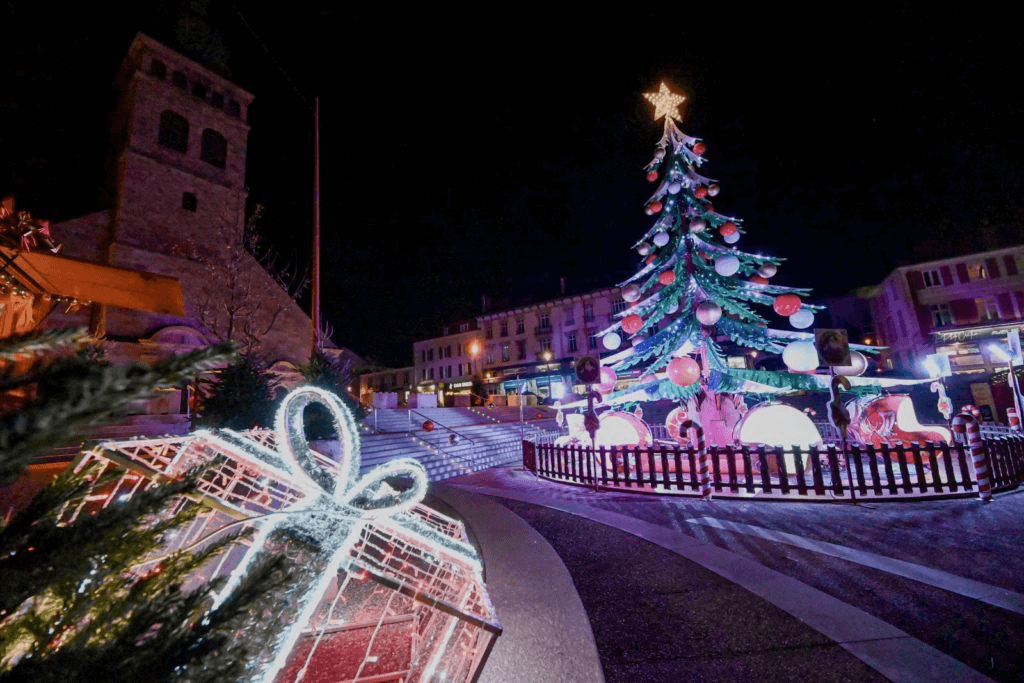 Illuminations de Noël à Gérardmer ©Léa DIDIER/Vosges Matin