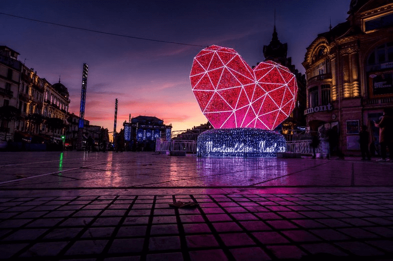 Montpellier s'illumine pour les fêtes © Ville de Montpellier